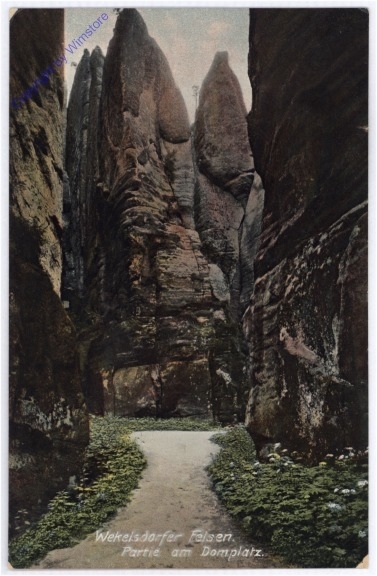 ak175346 Wekelsdorfer Felsen, Partie am Domplatz