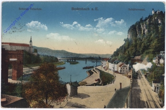 ak175392 Decin (Tetschen), Schloss Tetschen, Schäferwand