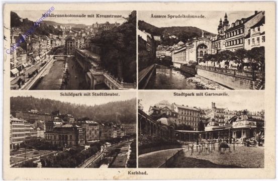 ak175397 Karlovy Vary (Karlsbad), Multiansicht
