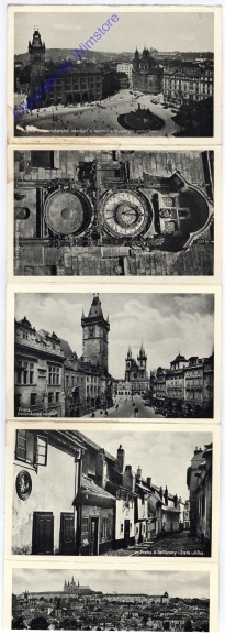 Praha (Prag), Karten-Ansichten
