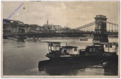 Budapest, Ansicht mit der Szecheny-Kettenbrücke