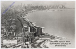 Illinois: Chicago, Hyde Park District with Downtown Chicago