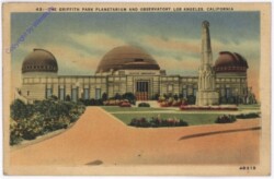 Kalifornien: Los Angeles, The Griffith Park Planetarium and Observatory