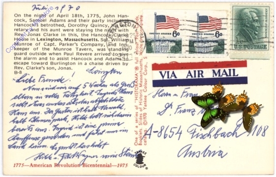 ak175540a Massachusetts: Lexington, Ansicht