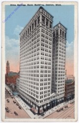ak175542 Michigan: Detroit, Dime Savings Bank Building