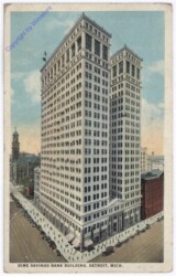 ak175543 Michigan: Detroit, Dime Savings Bank Building