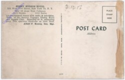 New York: Henry Hudson Hotel