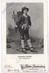 Girardi Alexander, als Vogelhändler