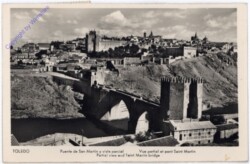 Toledo, Partial view and Saint Martin bridge