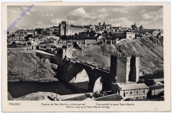 Toledo, Partial view and Saint Martin bridge