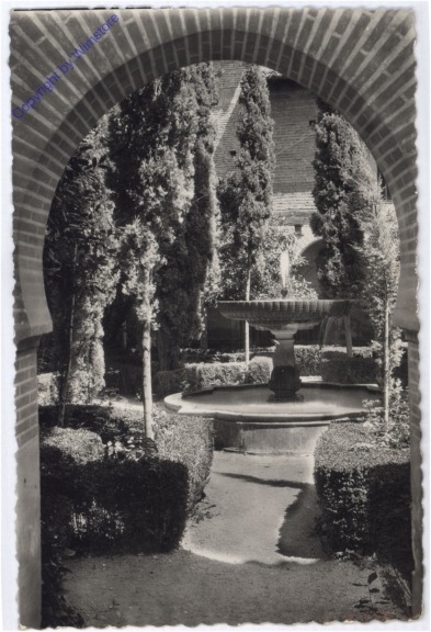 Granada, Alhambra, Jardin de Lindaraja
