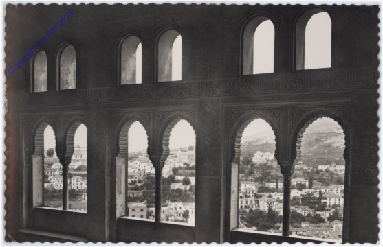 Granada, Alhambra, Ventanas del Mexuar