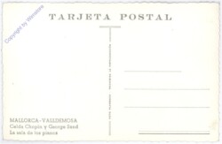 ak175885a Valldemosa, Celda Chopin y George Sand