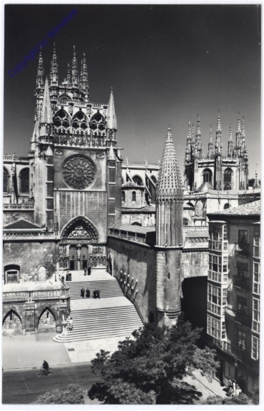ak176086 Burgos, Vista parcial de la Catedral