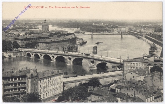 Toulouse, Vue Panoramique sur la Garonne