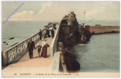 Biarritz, Le Rocher de la Vierge et la Passerelle