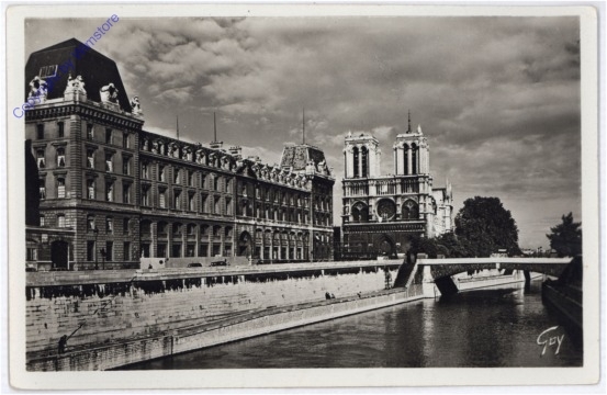 ak176193 Paris, La Prefecture et Notre-Dame