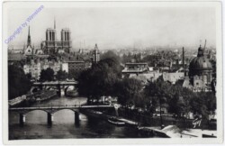 Paris, Perspective sur l'ile de la Cite