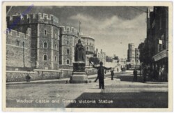 Windsor, Castle and Queen Victoria Statue