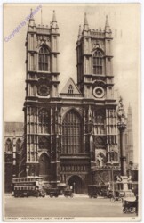 ak176299 London, Westminster Abbey, West Front