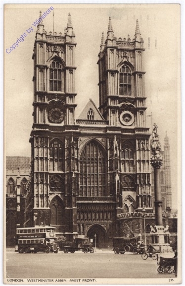 London, Westminster Abbey, West Front