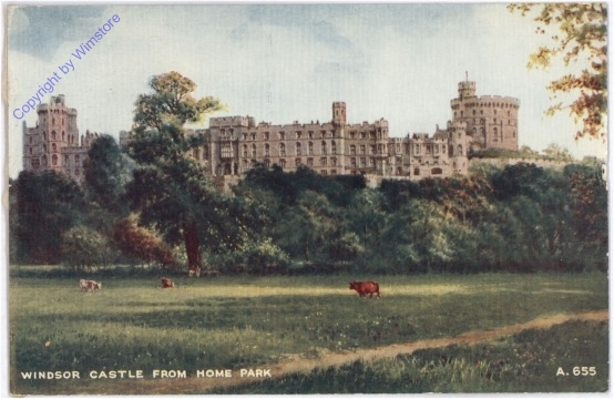 London, Windsor Castle from Home Park
