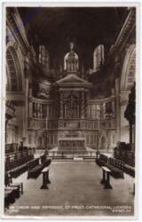 London, St. Paul's Cathedral, The Choir and reredos