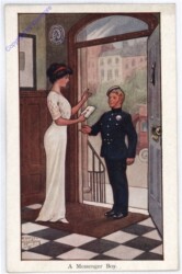 London, A Messenger Boy