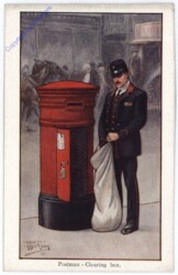 ak176320 London, Postman - Clearing box