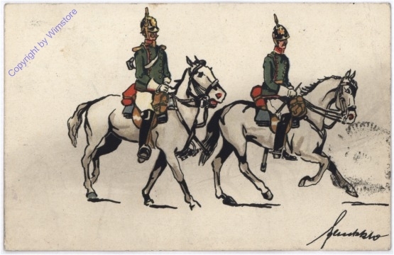 Soldaten am Pferd