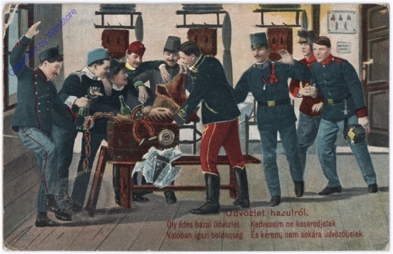 ak176374 Soldaten beim Essen
