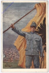 ak176388 Flaggenträger