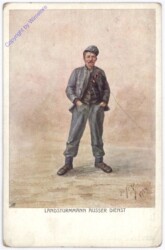 ak176438 Landsturmmann außer Dienst