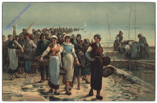 Feyen-Perrin Francois Nicolas Aug.: Retour de la peche aux huitres