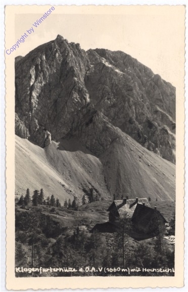 Feistritz im Rosental, Klagenfurter Hütte mit Hochstuhl