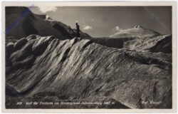Großglockner, Auf der Pasterze im Hintergrund Johannisberg