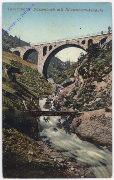 Kaponig, Tauernbach, Dössenbach mit Dössenbach-Viadukt