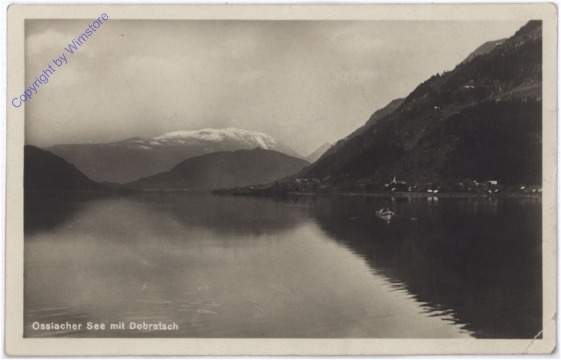 ak176754 Ossiach, Ossiachersee mit Dobratsch