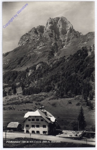 Plöcken, Plöckenhaus mit Cellon