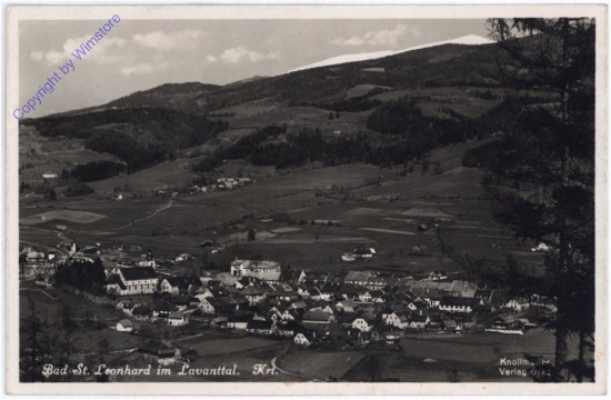 ak176782 St. Leonhard im Lavanttal, Ortsansicht