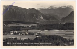 St. Primus, im Jauntal mit Steiner Alpen