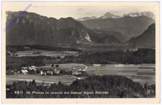 ak176788 St. Primus, im Jauntal mit Steiner Alpen