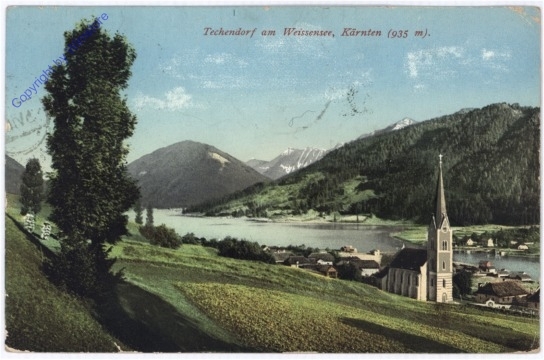 ak176789 Techendorf, am Weissensee