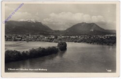 Villach, mit Villacher Alpe und Bleiberg