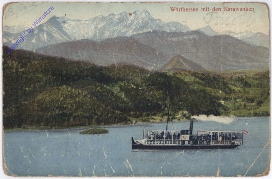 Wörthersee, mit den Karawanken