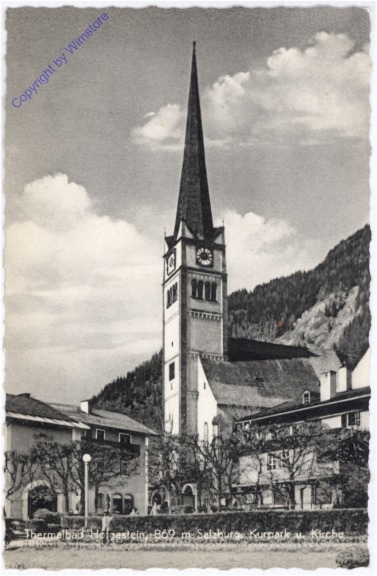 Bad Hofgastein, Kurpark und Kirche