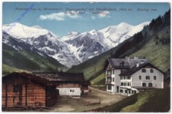 Fusch an der Großglocknerstraße, Ferleiten, Bernsteiner's Tauerngasthof mit Pfandlscharte