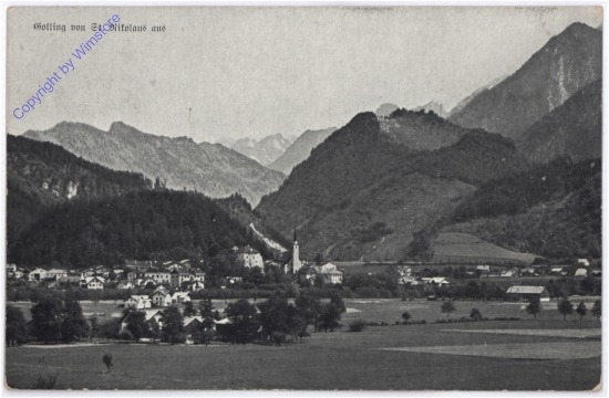 ak176910 Golling an der Salzach, von St. Nikolaus aus