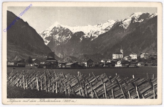 ak176924 Kaprun, mit dem Kitzsteinhorn