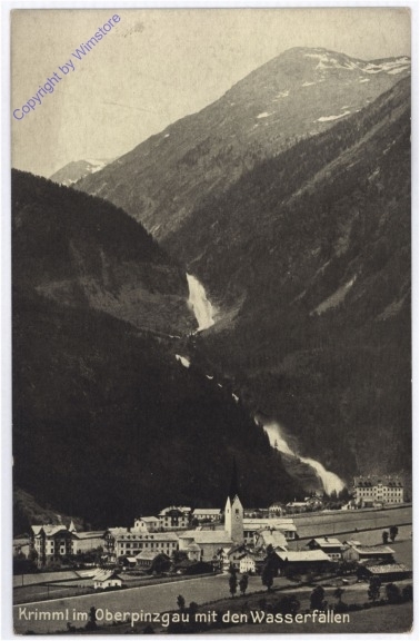 Krimml, mit den Wasserfällen